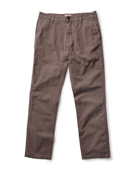 flatlay of The Democratic Foundation Pant in Organic Espresso, Bottoms by Taylor Stitch