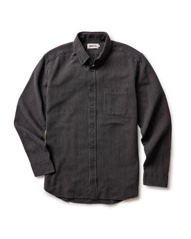 flatlay of The Jack in Roped Black Indigo, Wovens by Taylor Stitch