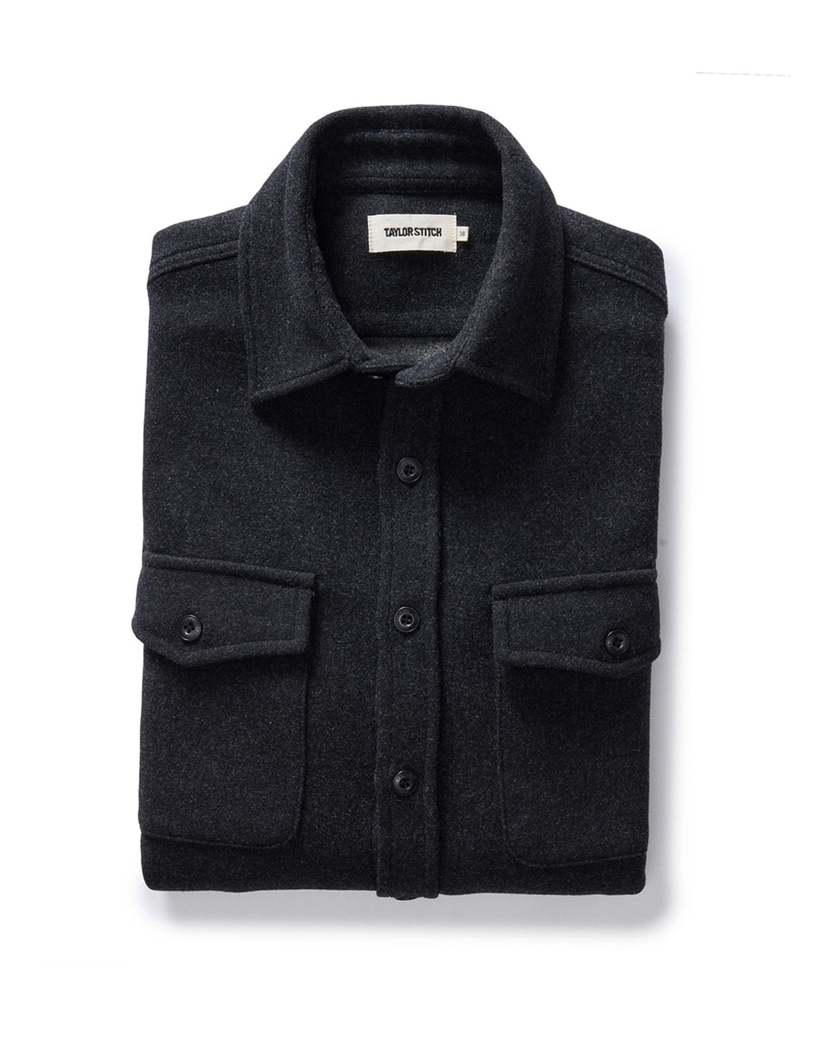 The Maritime Shirt Jacket in Heather Charcoal