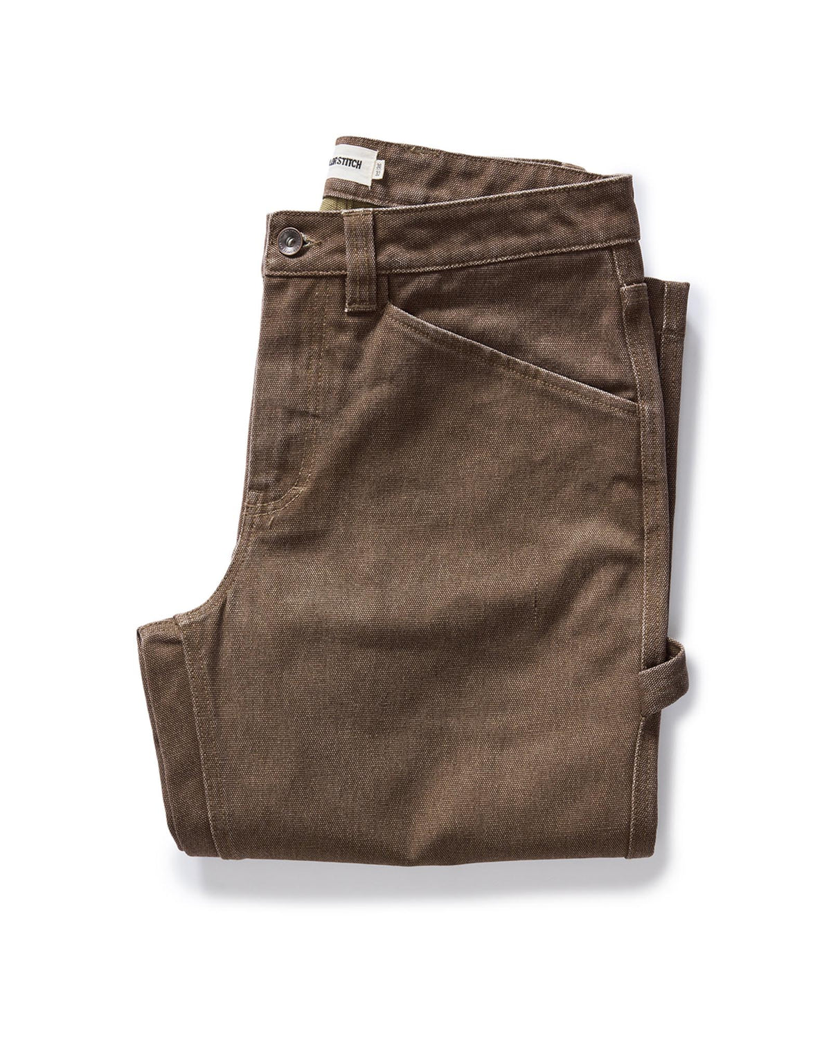 The Workhorse Pant in Aged Penny Chipped Canvas