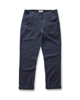 The Carnegie Pant in Navy Nep Wool: Alternate Image 4, Bottoms by Taylor Stitch
