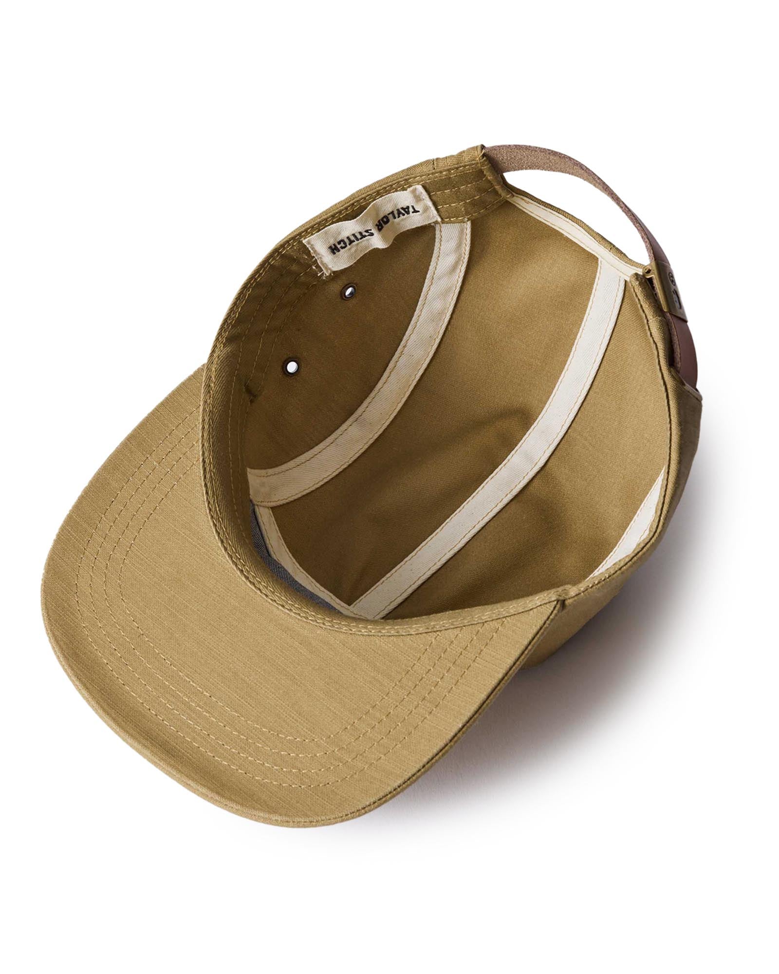 The 5-Panel Cap in Khaki Reverse Sateen: Alternate Image 5, Accessories by Taylor Stitch