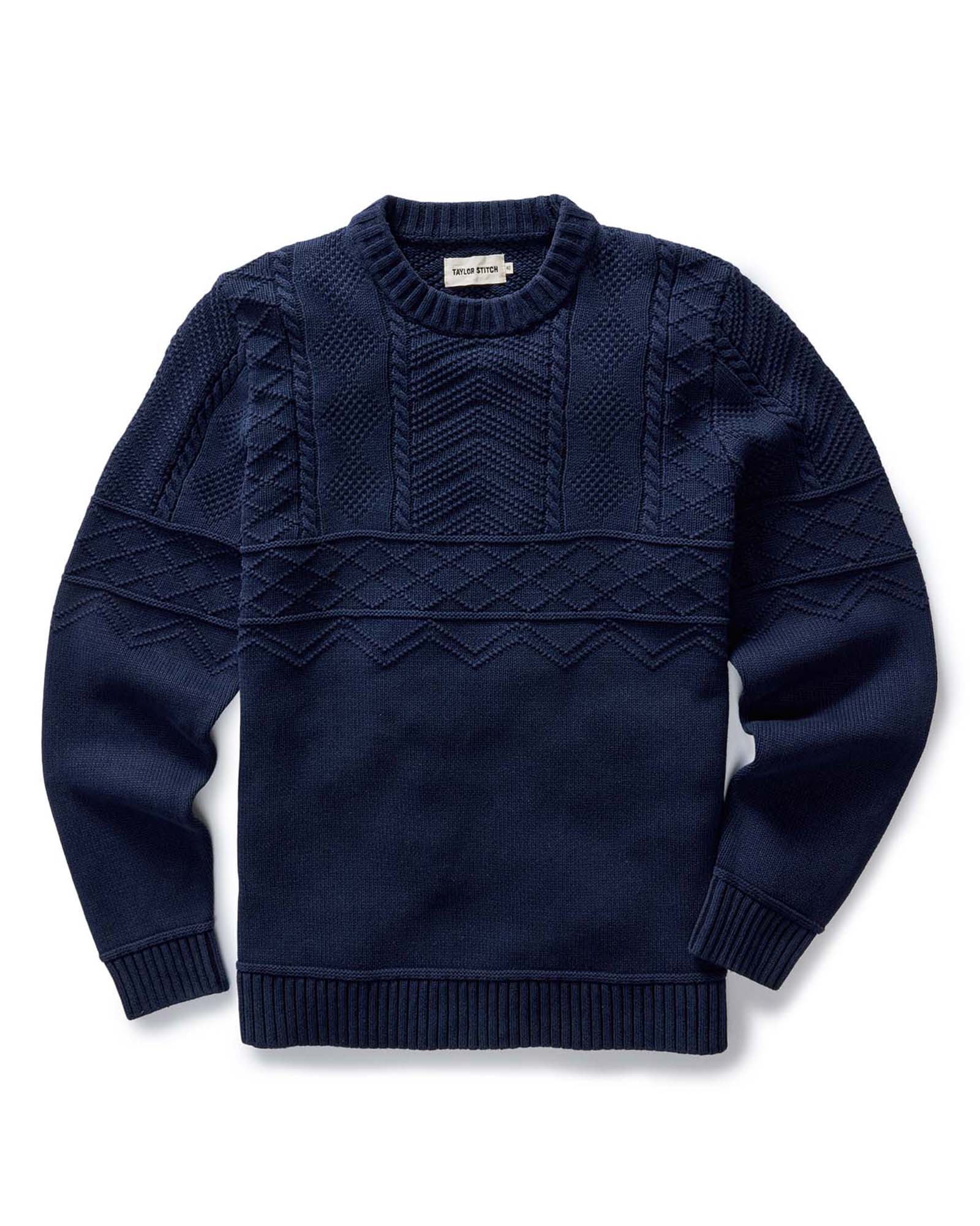 The Bedford Sweater in Navy: Featured Image, Knits by Taylor Stitch