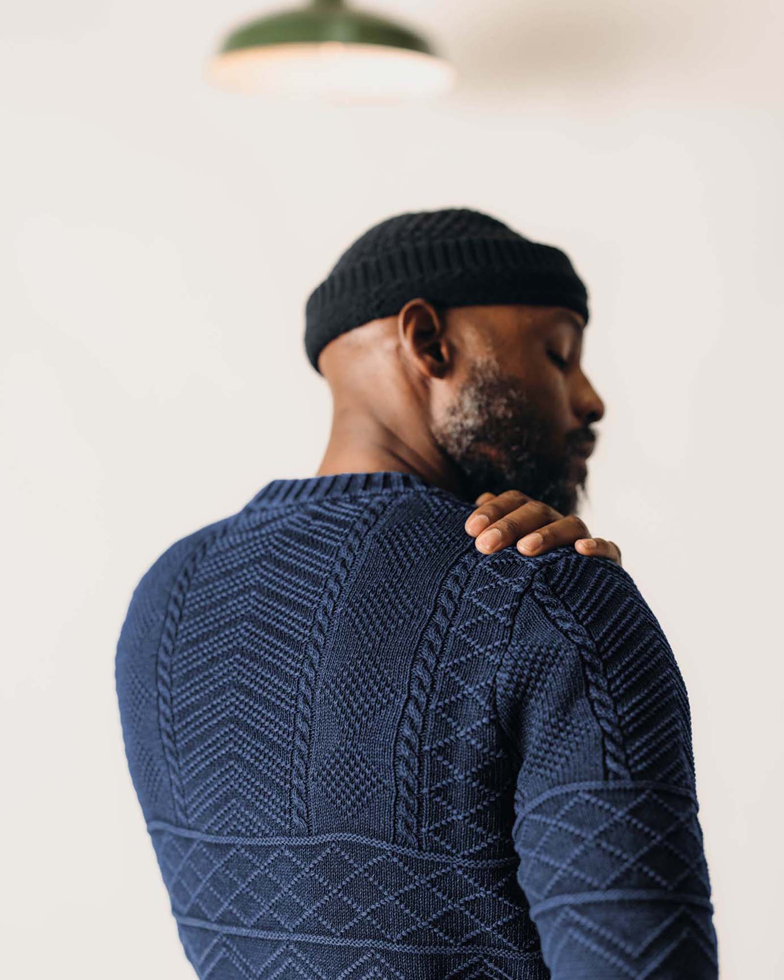 The Bedford Sweater in Navy: Alternate Image 2, Knits by Taylor Stitch