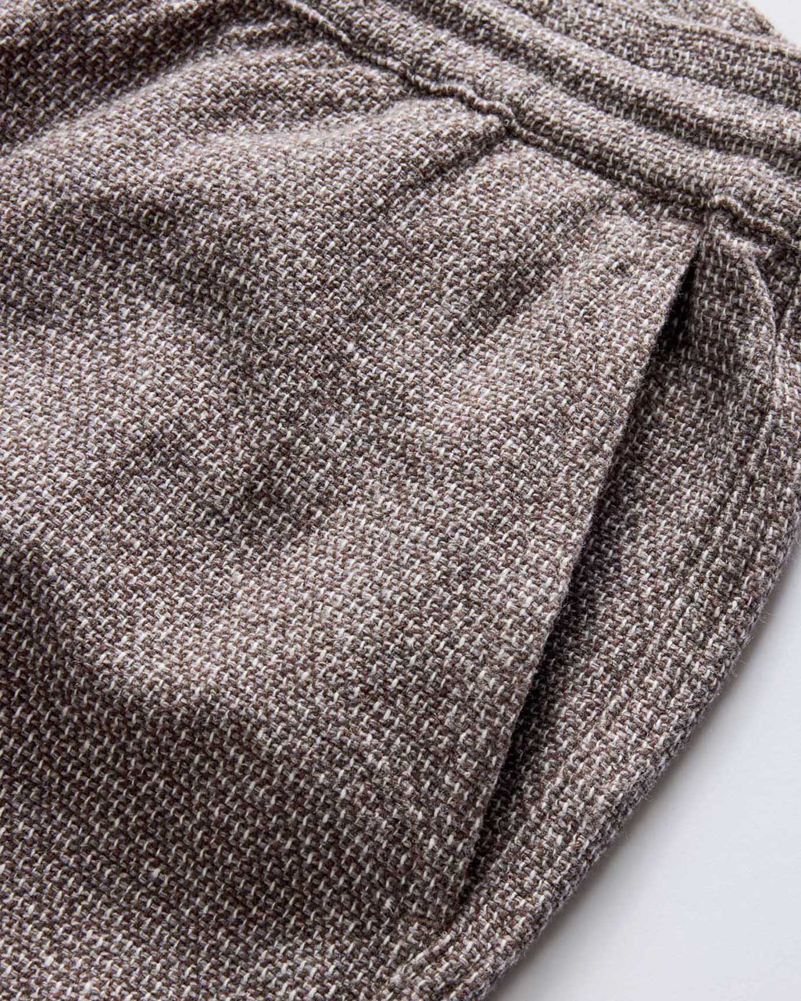 material shot of the pockets on The Apres Pant in Granite Linen Tweed, Bottoms by Taylor Stitch