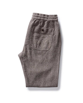 folded flatlay of the back of The Apres Pant in Granite Linen Tweed, Bottoms by Taylor Stitch