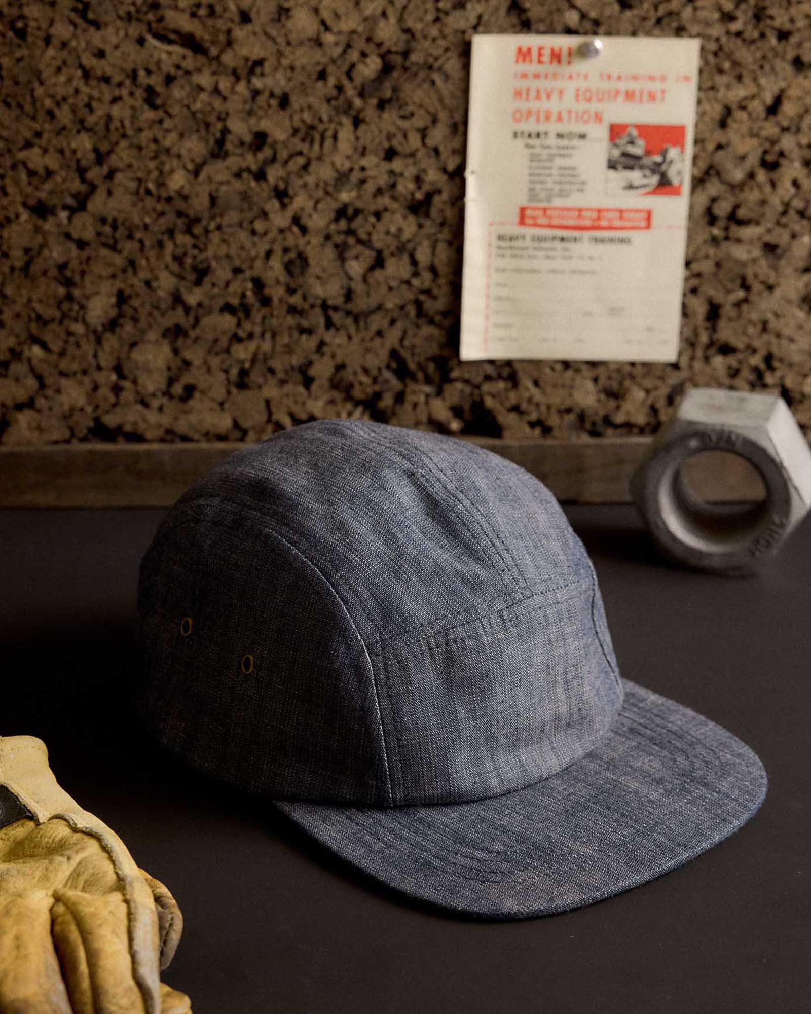 The 5-Panel Cap in Washed Indigo: Alternate Image 2, Accessories by Taylor Stitch