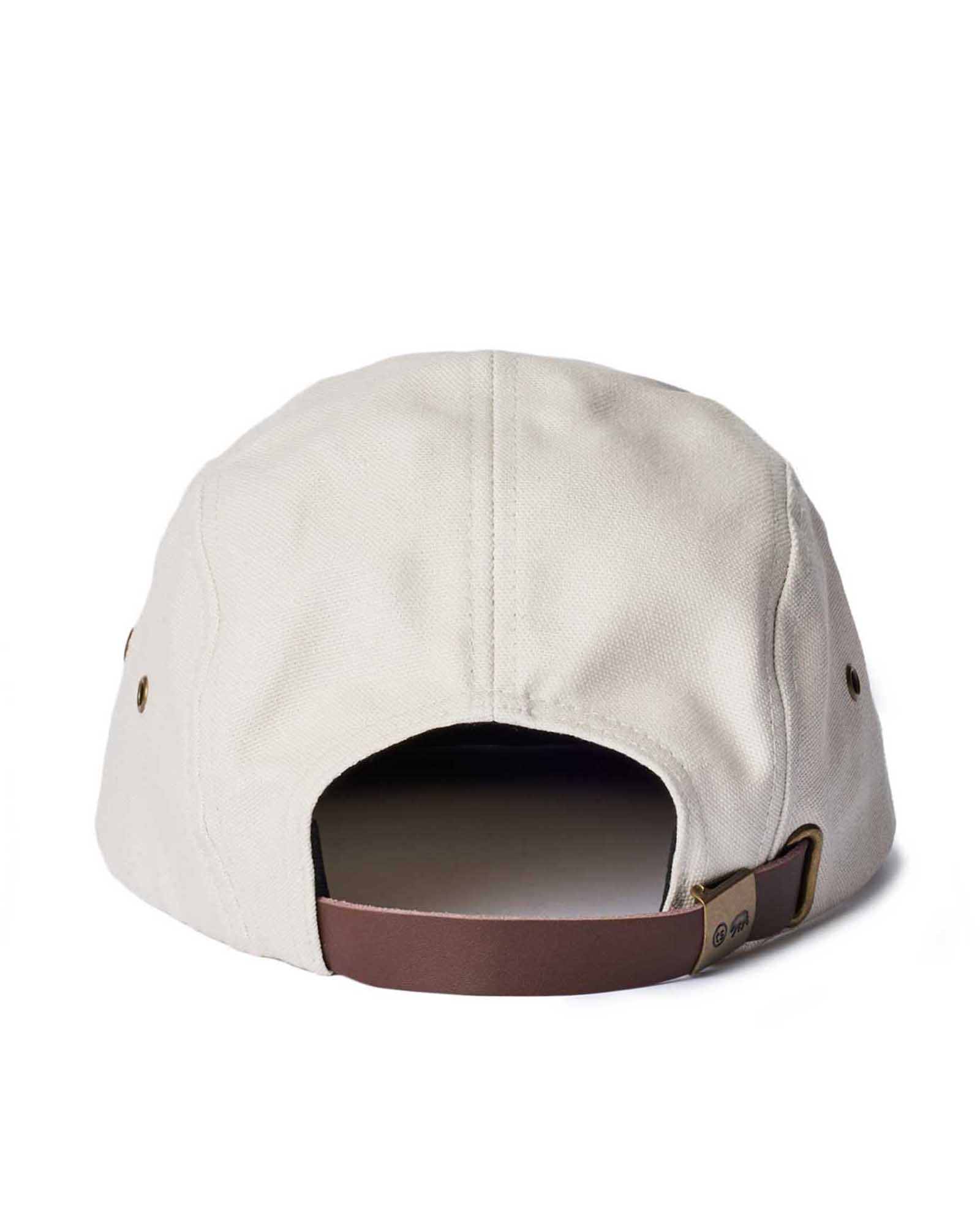 back image of The 5-Panel Cap in Stone Pigment Canvas, Accessories by Taylor Stitch