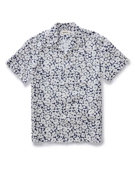 flatlay of The Hawthorne Shirt in Shadow Floral, Wovens by Taylor Stitch
