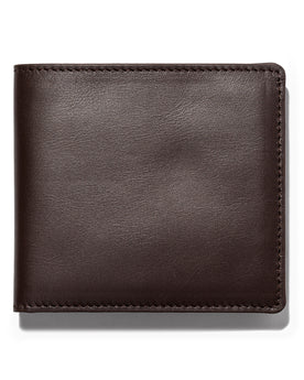 front of The Minimalist Billfold Wallet in Brown, Accessories by Taylor Stitch