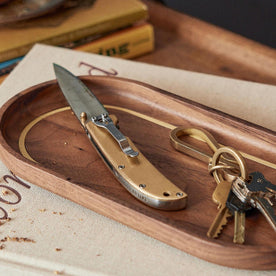 The Drop Point Knife in Brass - featured image