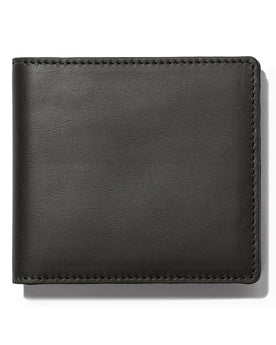 front of The Minimalist Billfold Wallet in Black, Accessories by Taylor Stitch
