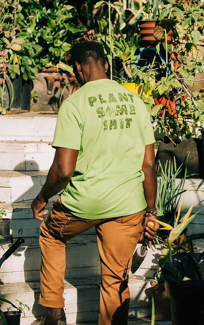 The Heavy Bag Tee in Chlorophyll