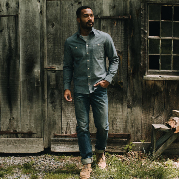 Taylor stitch sales denim shirt