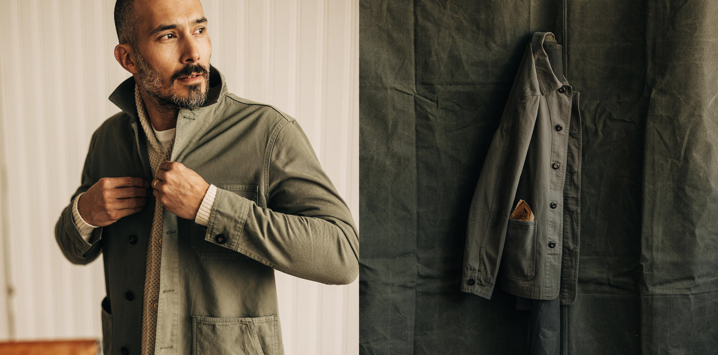 The Ojai Jacket in Smoked Olive