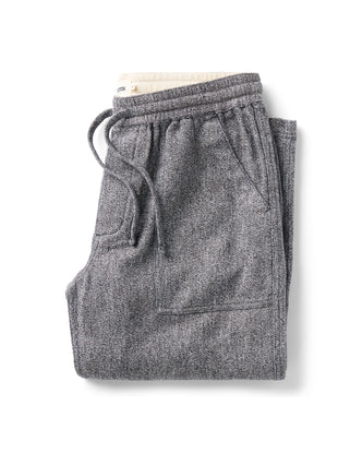 folded flatlay of The Breakwater Pant in Grey Marl Hemp