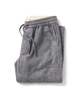 folded flatlay of The Breakwater Pant in Grey Marl Hemp, Bottoms by Taylor Stitch