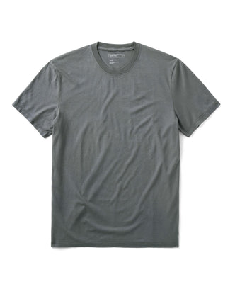 flatlay of The Cotton Hemp Tee in Faded Black