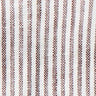 Burgundy University Stripe Linen
