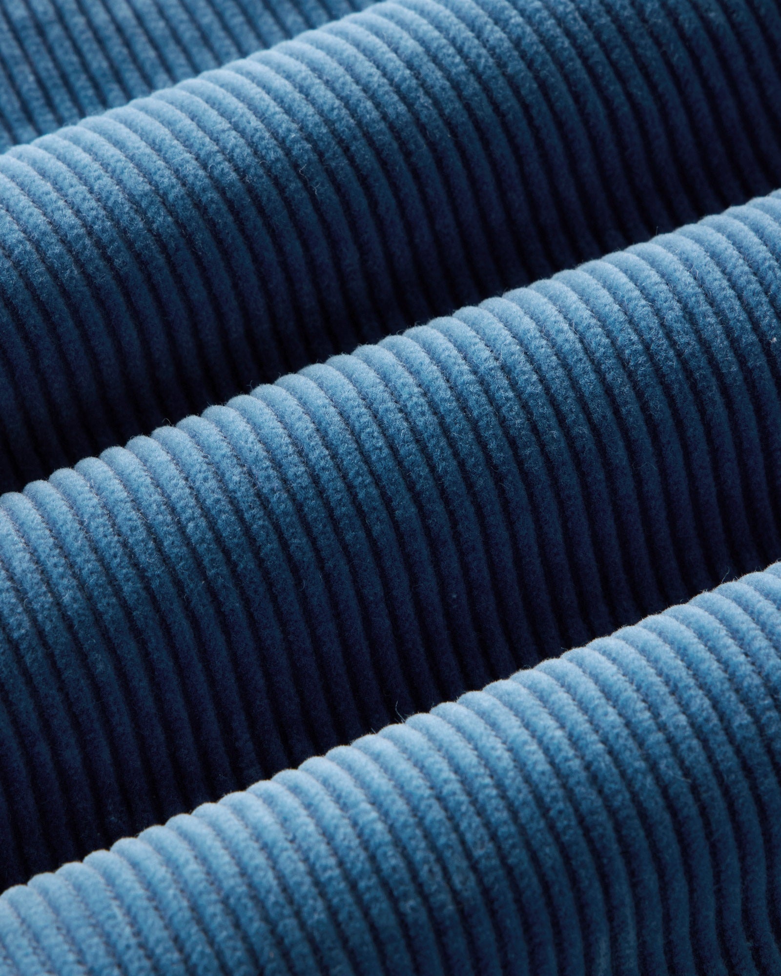 material shot of the fabric on The Ojai Jacket in Washed Indigo Corduroy, Outerwear by Taylor Stitch