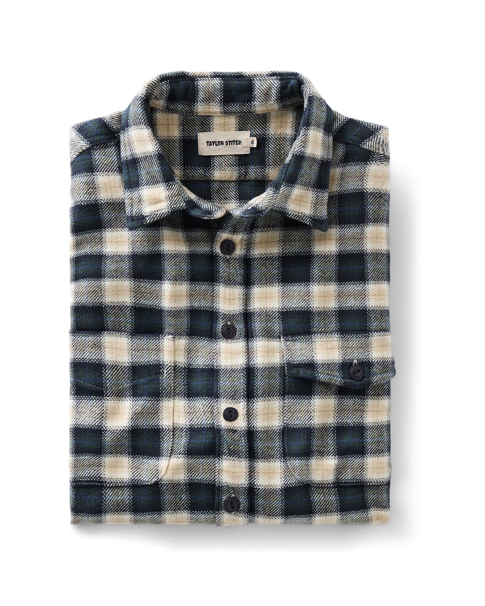 The Crater Shirt in Woodland Plaid: Featured Image, Wovens by Taylor Stitch
