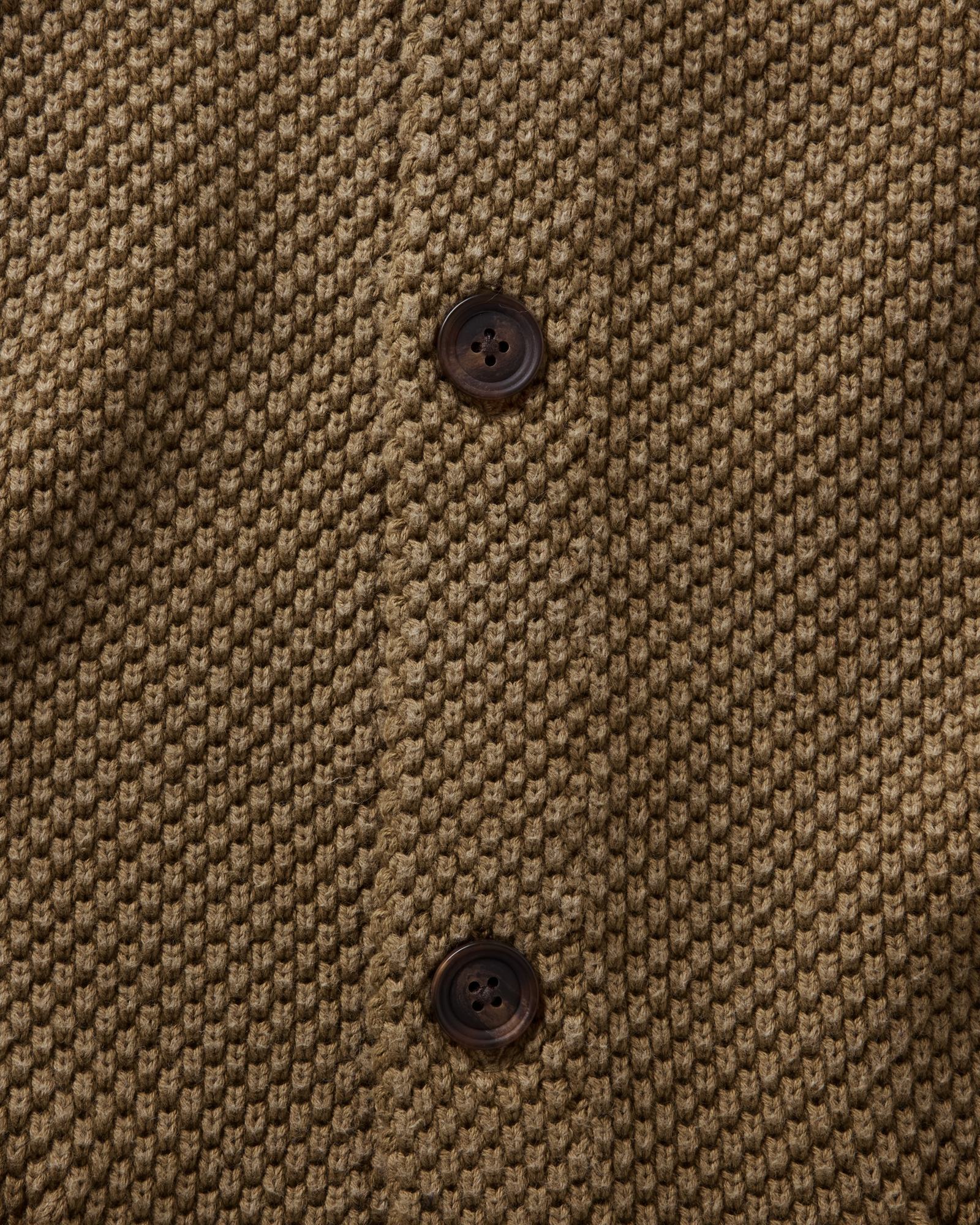 material shot of the pockets on The Crawford Sweater in Bay Leaf, Knits by Taylor Stitch