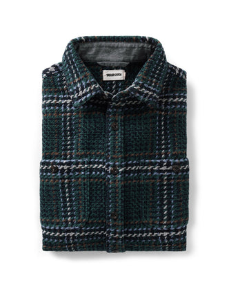 folded flatlay of The Cutter Overshirt in Canal Check