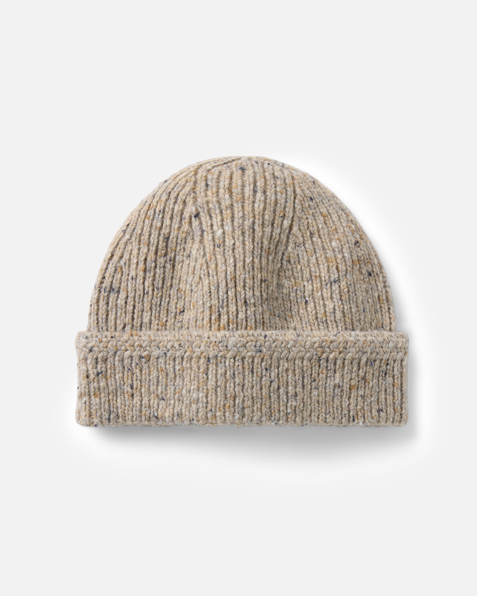 flatlay of The Seafarer Beanie in Natural Donegal, Accessories by Taylor Stitch