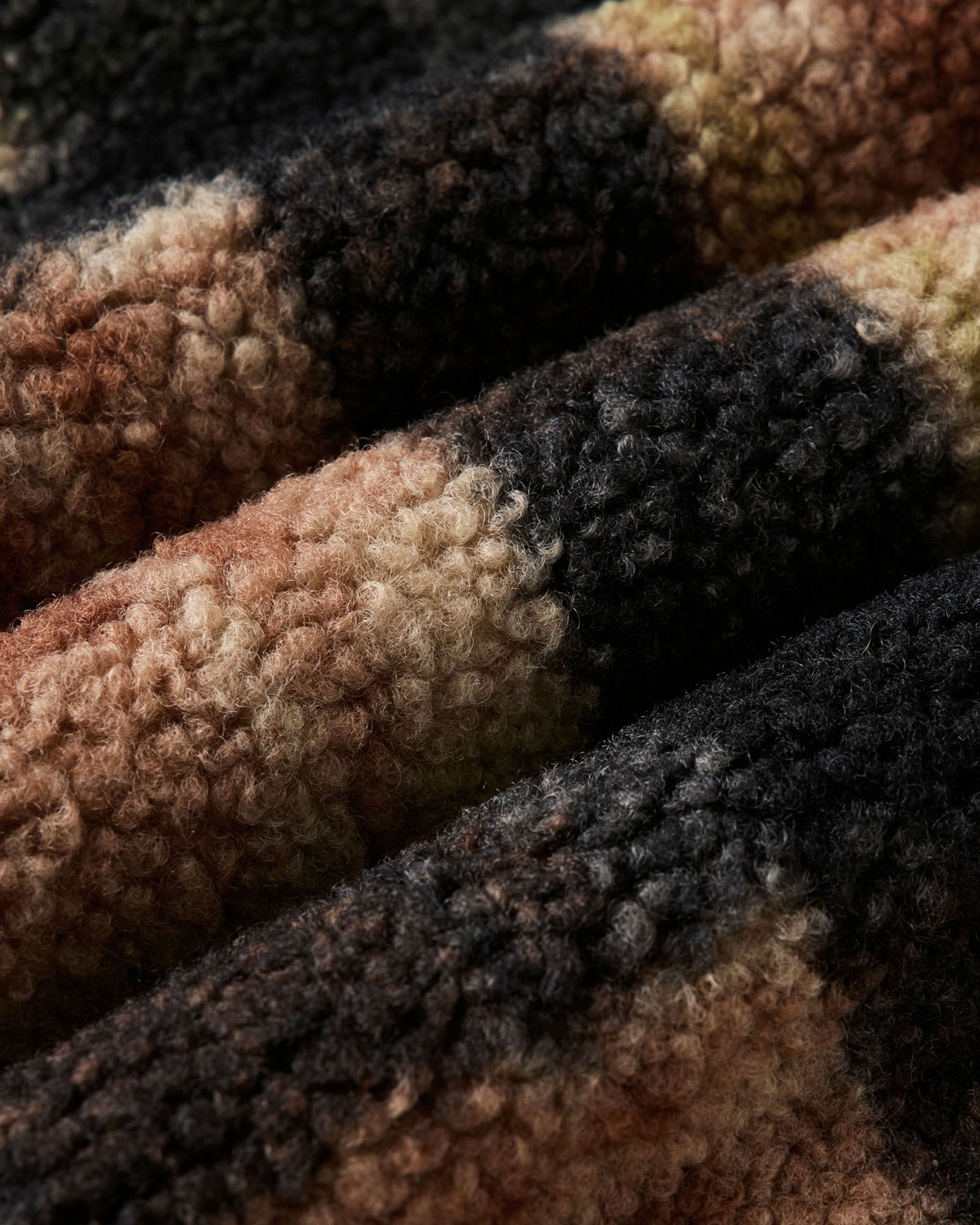 material shot of the fabric on The Alta Jacket in Montana Plaid Fleece, Outerwear by Taylor Stitch