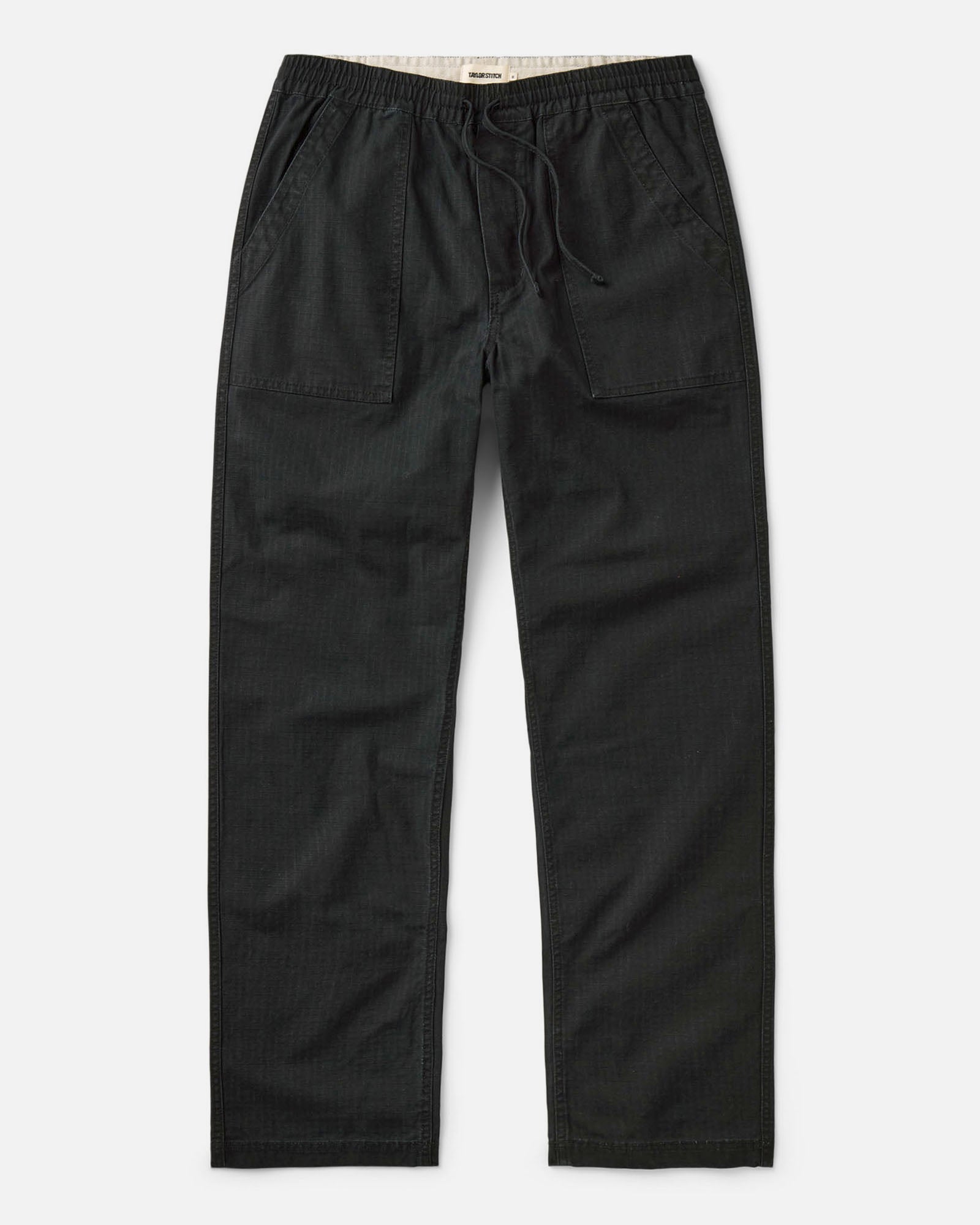 flatlay of The Breakwater Pant in Coal Ripstop, Bottoms by Taylor Stitch