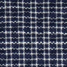 Indigo Basketweave Check