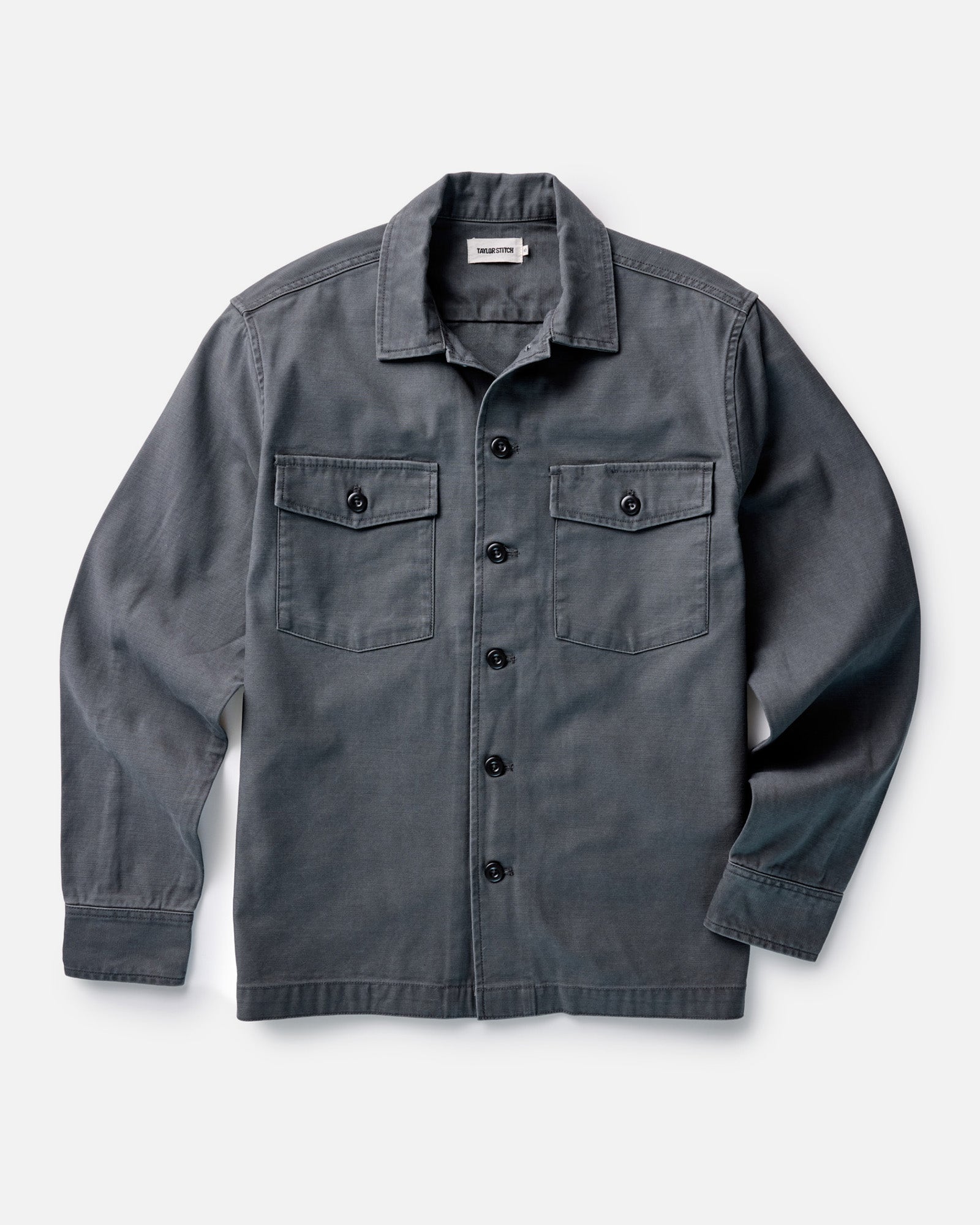 The Surplus Shirt in Faded Black Reverse Sateen: Alternate Image 3, Wovens by Taylor Stitch