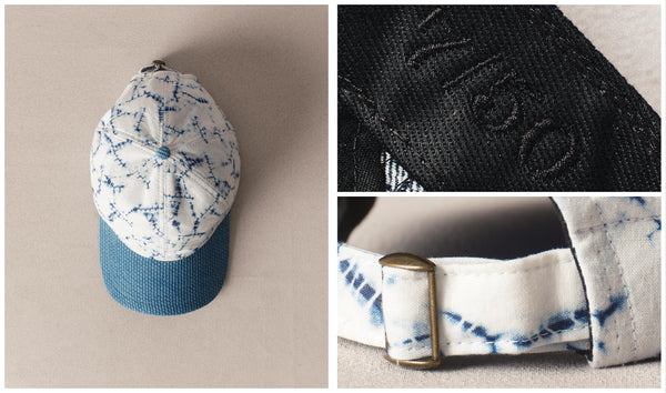 Diptych showing TS x Hypeadelic cap, and details of the cab