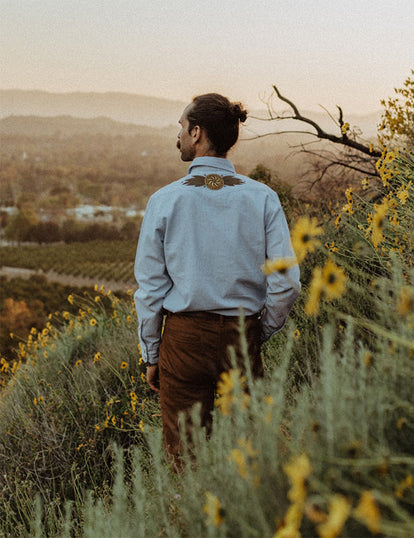 Daren Magee looking over the Ojai hills