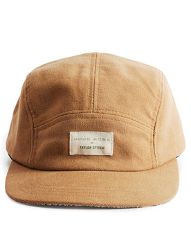 editorial image of the front of The Taylor Stitch x Hypeadelic Cap v.28