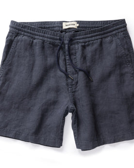 flatlay of The Apres Short in Marine Hemp, Bottoms by Taylor Stitch