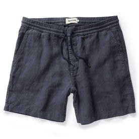 flatlay of The Apres Short in Marine Hemp