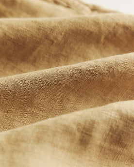material shot of the fabric on The Apres Short in Wheat Hemp, Bottoms by Taylor Stitch