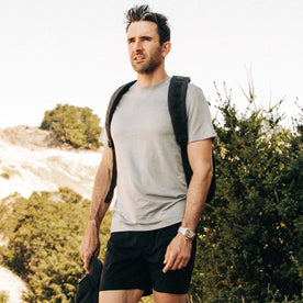 The Merino Base Layer Tee in Sharkskin - featured image