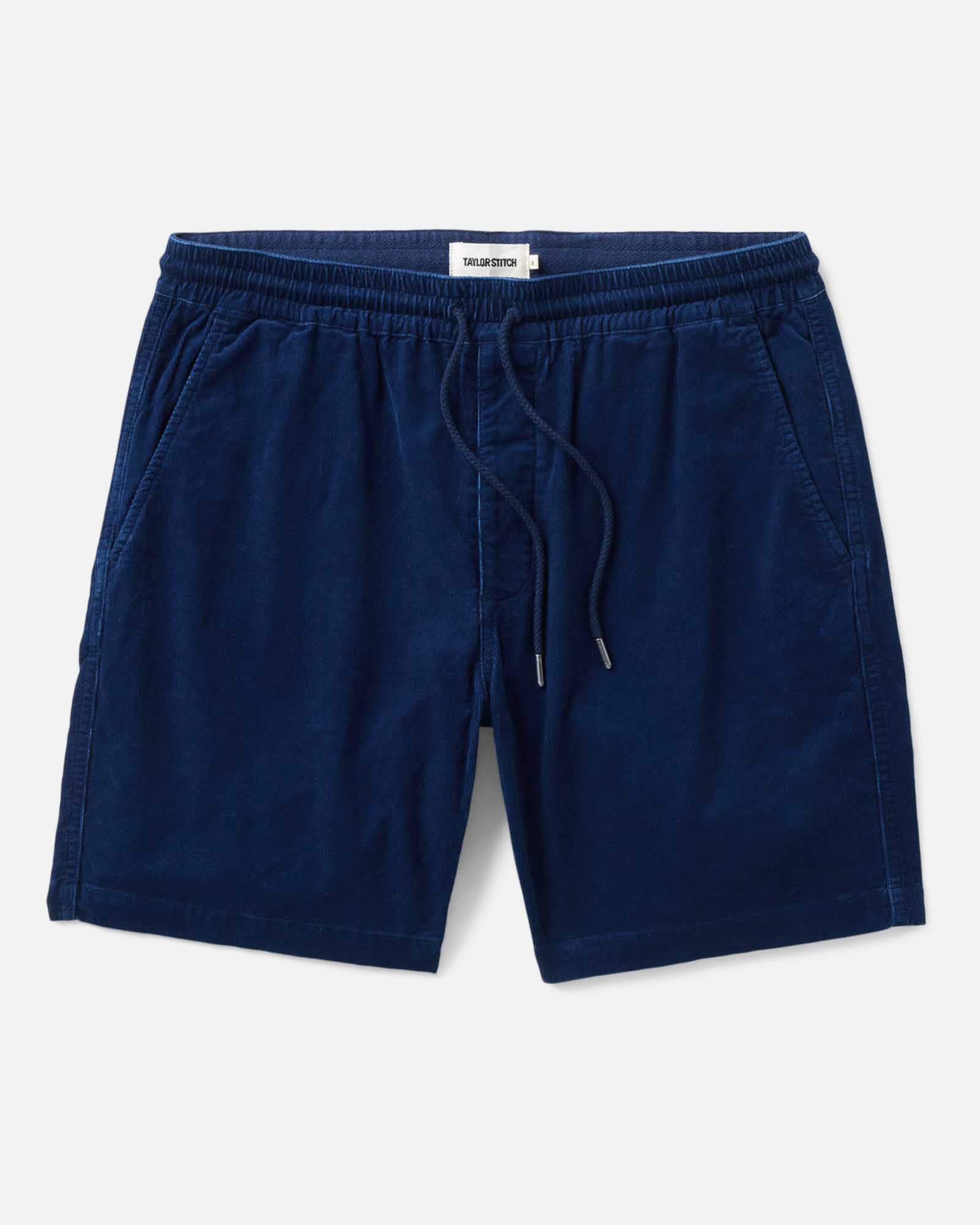 The Apres Short in Rinsed Indigo Pincord | Taylor Stitch