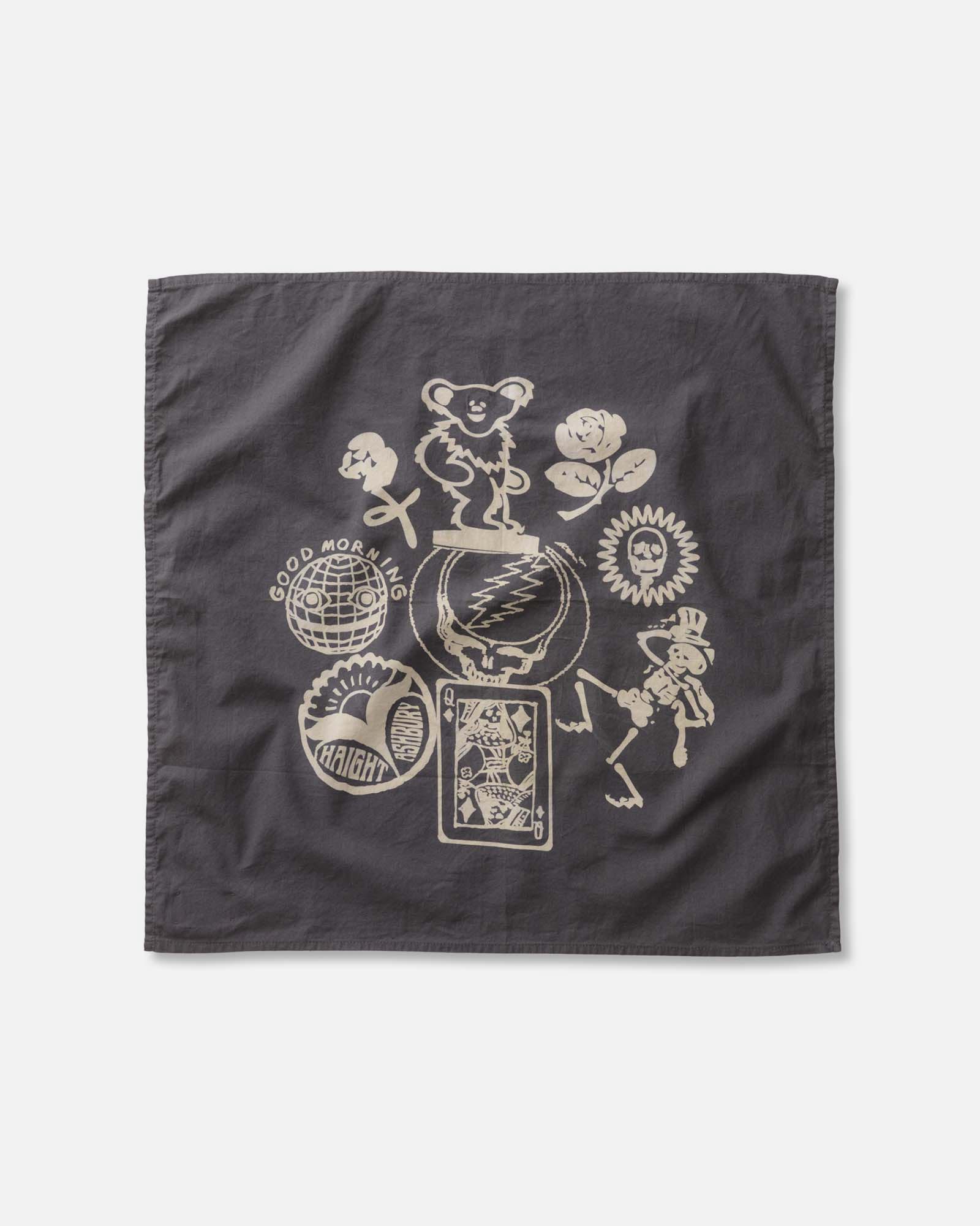 The Bandana in Faded Black Stamp: Featured Image, Accessories by Taylor Stitch