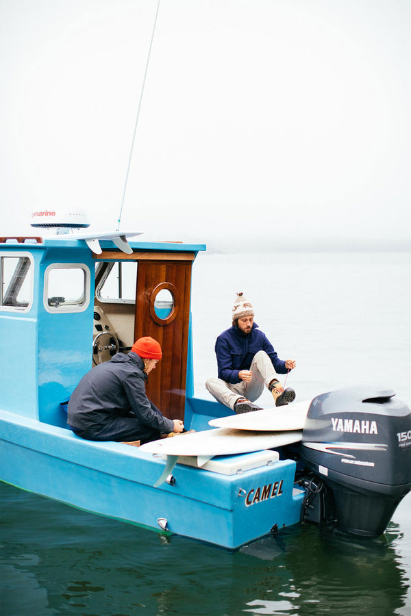 Bundled up for breakfast.
