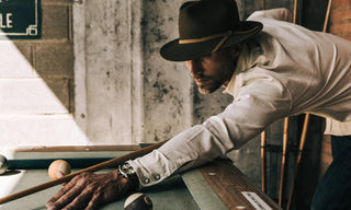 
shot of our hat being made