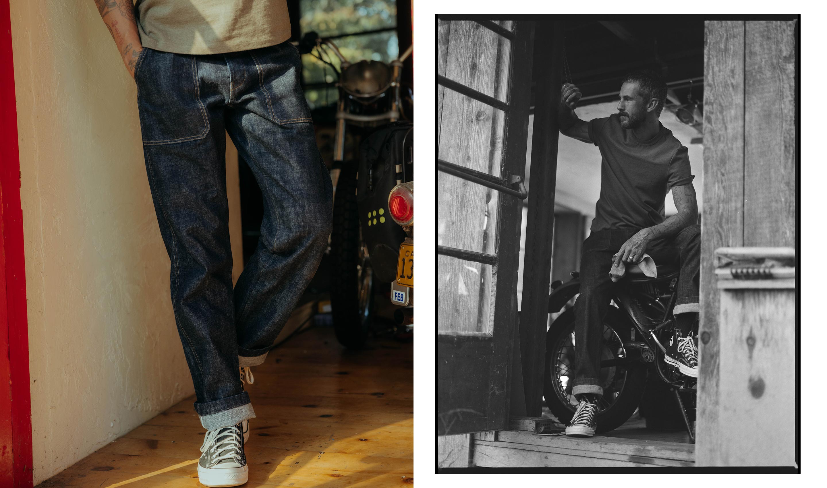 selvedge denim blazers