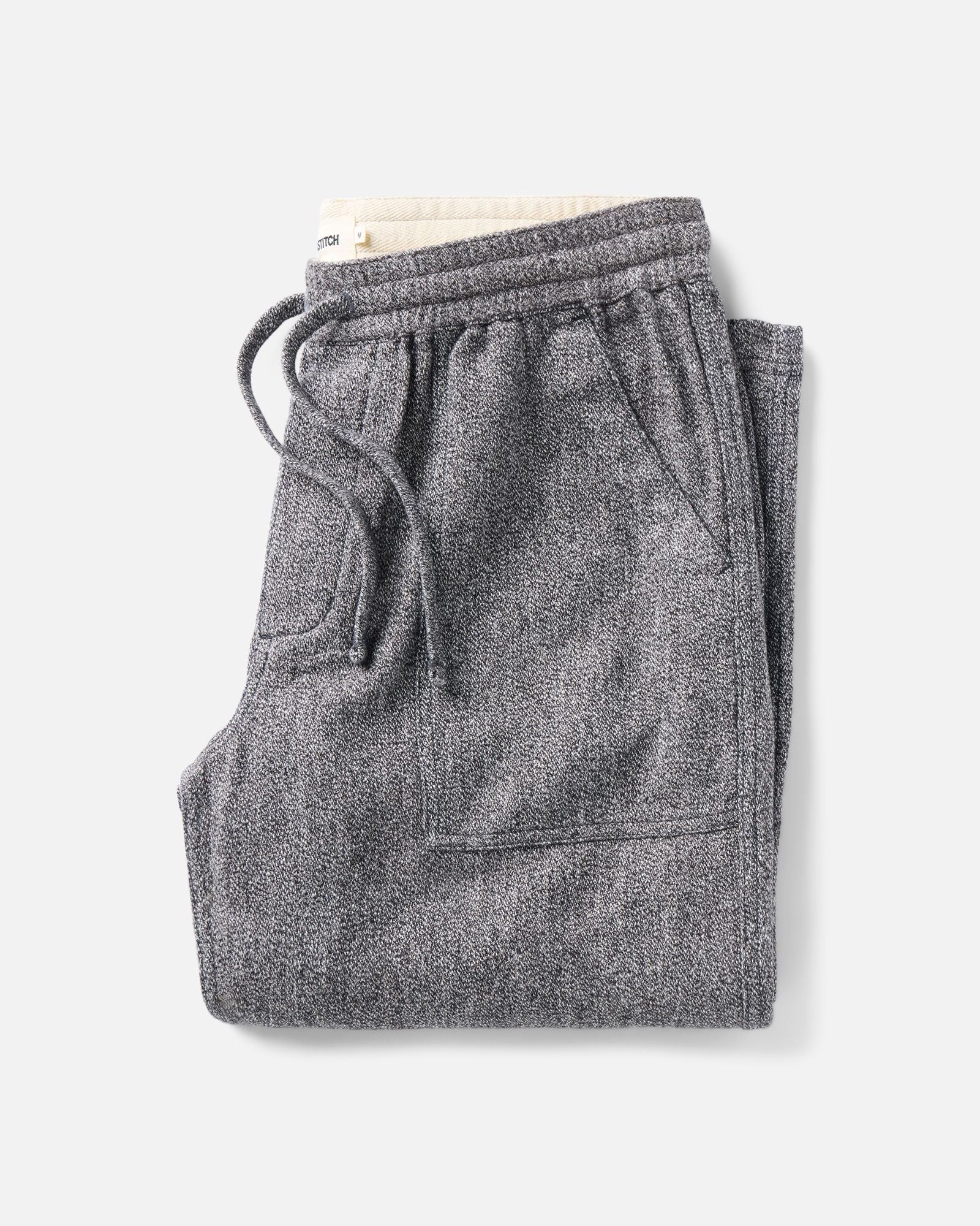 folded flatlay of The Breakwater Pant in Grey Marl Hemp, Bottoms by Taylor Stitch