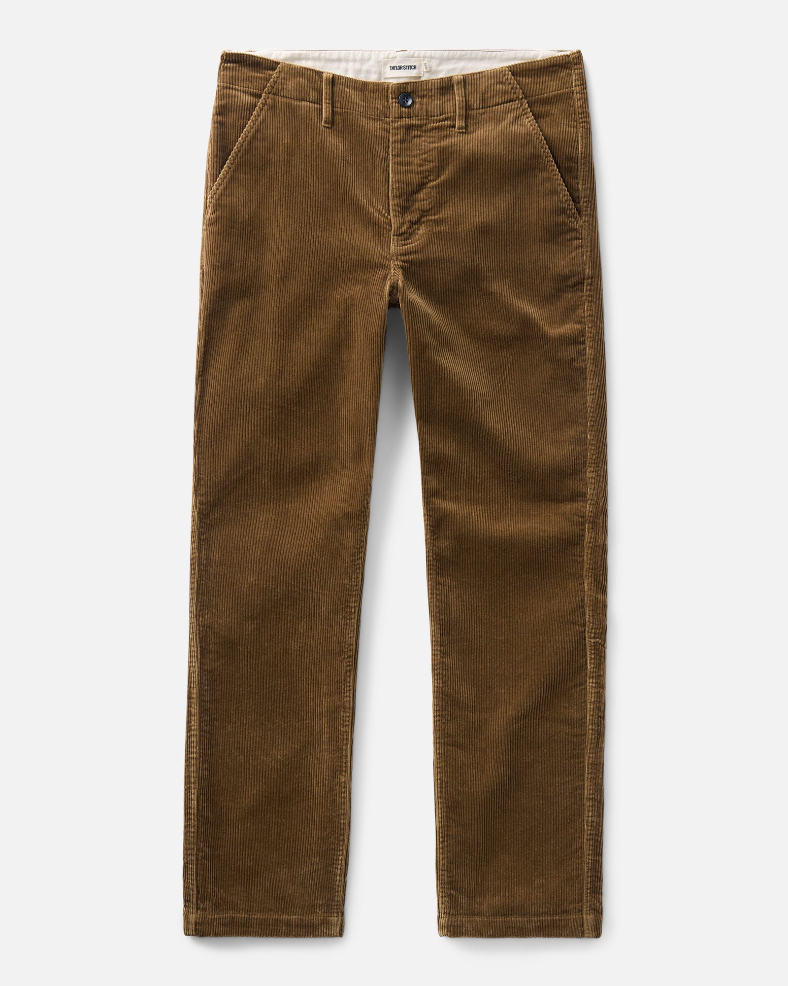 flatlay of The Carnegie Pant in Bourbon Corduroy, Bottoms by Taylor Stitch
