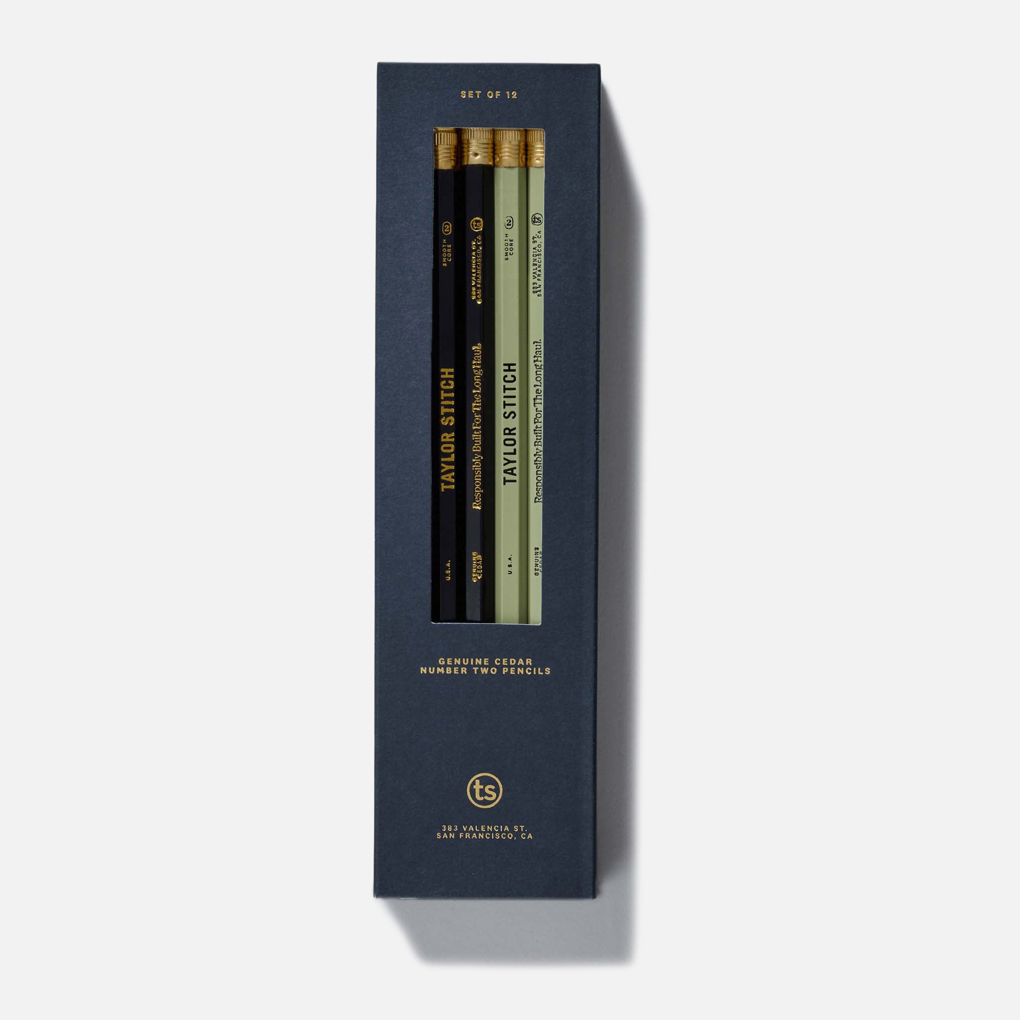 flatly of The Cedar Hex Pencil (12-Pack), Accessories by Taylor Stitch