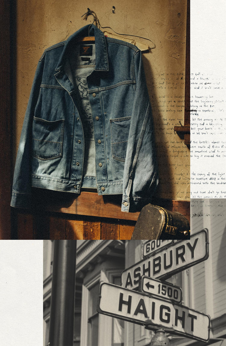 editorial image of GD Jacket on hanger