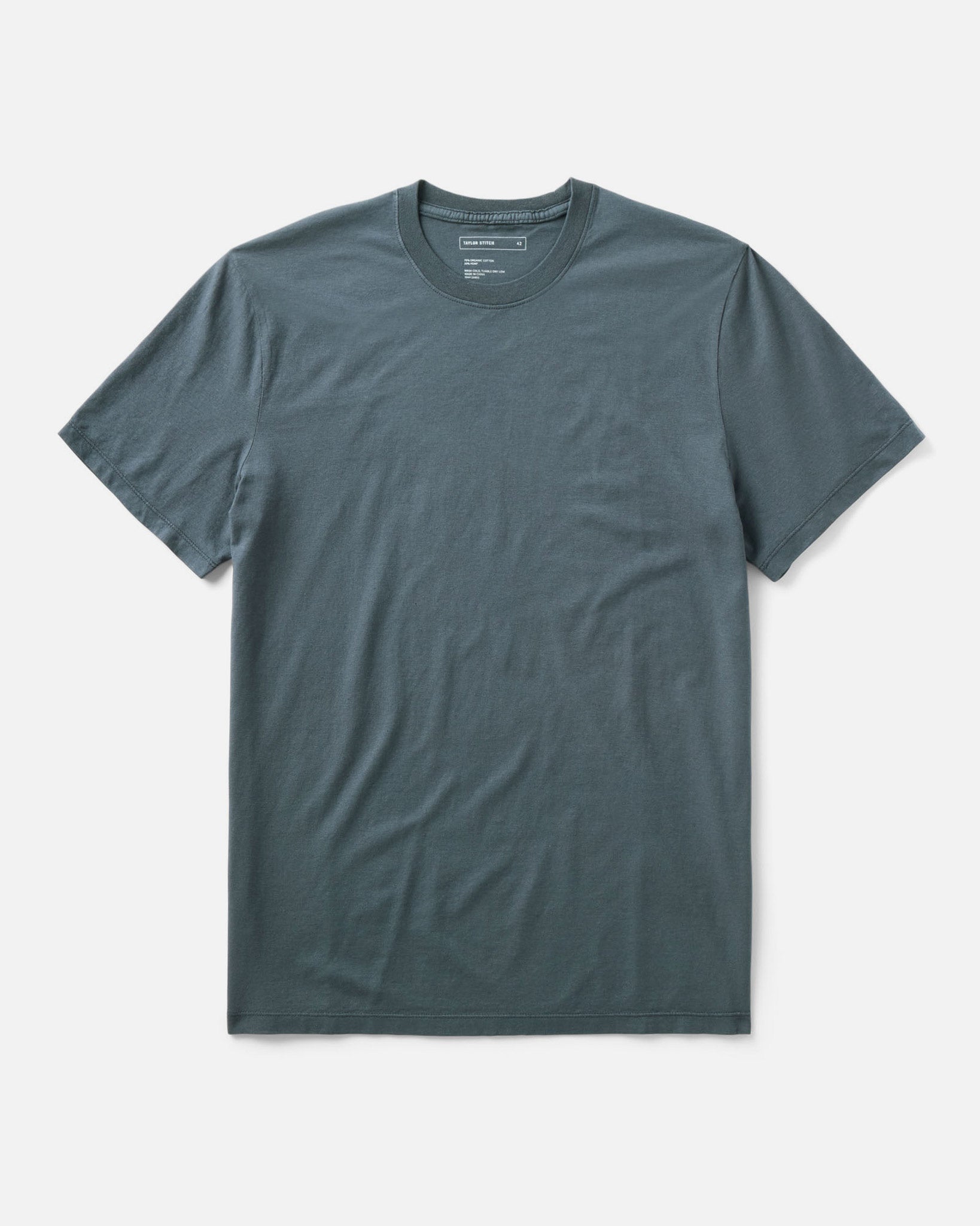 flatlay of The Cotton Hemp Tee in Navy, Knits by Taylor Stitch
