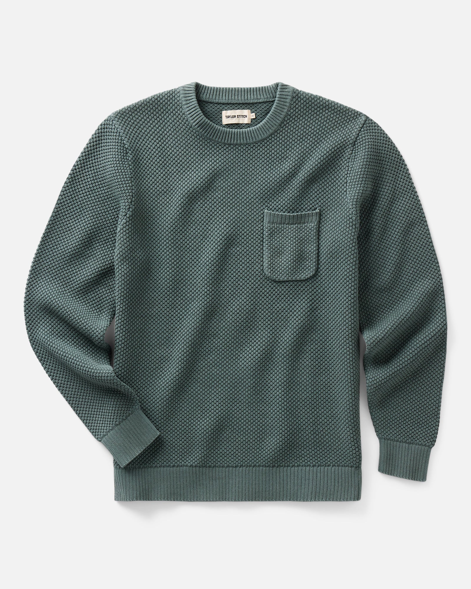 The Crawford Crew Sweater in Burgundy Twist | Taylor Stitch